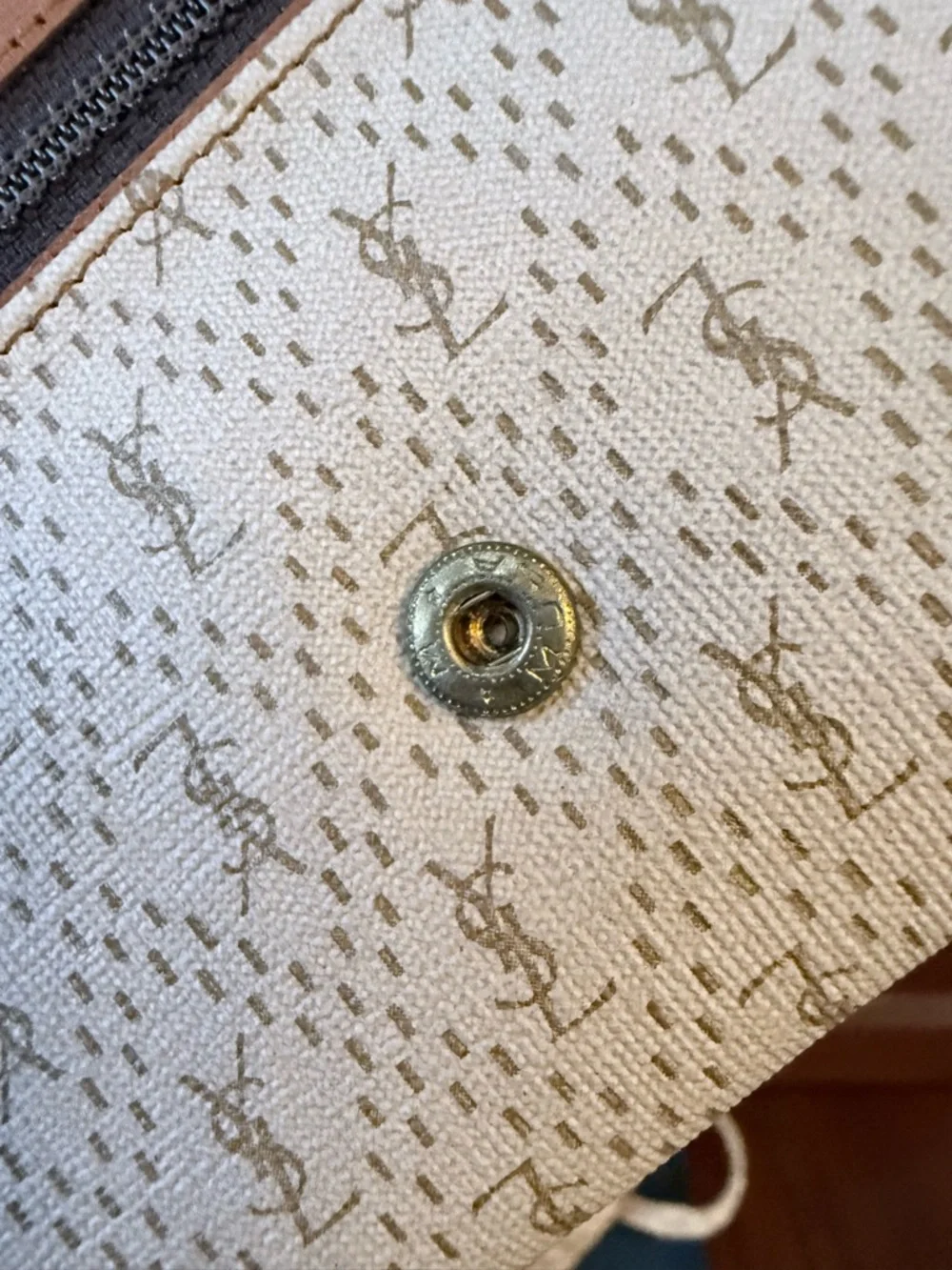 Vintage Yves Saint Laurent Monogram Wallet - Picture 8 of 16
